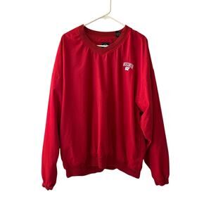 Vintage Wisconsin Badgers Windbreaker Men’s Size XXL Pullover Jacket Pockets